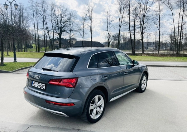 Audi Q5 cena 122800 przebieg: 65000, rok produkcji 2019 z Biała małe 667